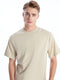 Crew Neck Short Sleeve Combed Cotton Men's T-shirt